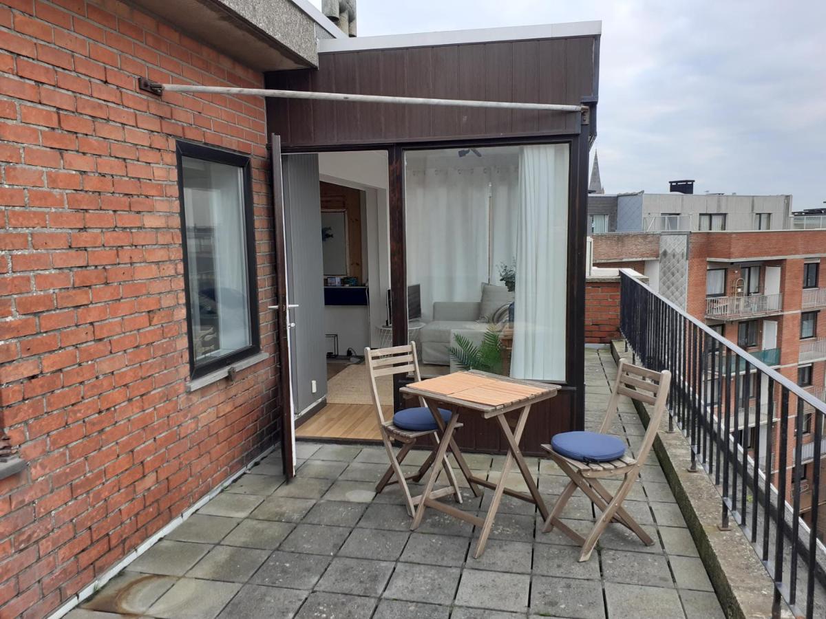 Gezellig Centraal Gelegen Penthouse Oostende Exterior foto