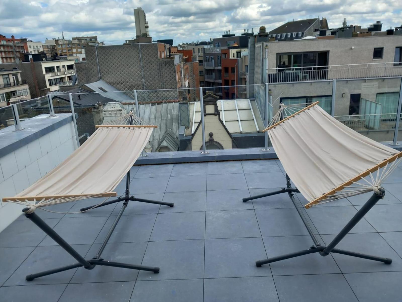 Gezellig Centraal Gelegen Penthouse Oostende Exterior foto
